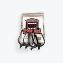 Garage Door Jack – Set of 4 Plastic Clips for Garage Door Ventilation – Creates 1/4" Gap for Airflow & Debris Control