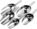 1pcs Stainless Steel Scoop For Sweet Candy, Ice Scraper, Buffet Bar Food Measuring Scoop - Perfect For Party, Wedding, Bar, Kitchen & Home Use(S)