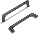 10 Pack 5 Inch(128mm) Hole Center Modern Matte Dark Gunmetal Gray Cabinet Pull Handle Timeless Vanity Drawer Pull Handle Classic Cabinet Hardware for Kitchen Bathroom, Screws Included, Gray(5x10)