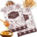 2-Pack Beeswax Bread Bags for Homemade Bread，Reusable Sourdough Storage Bags with Premium Beeswax Coating for Loafs Baguette Fresh Keeping,Great Baking Essentials and Gifts for Families & Friends.