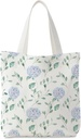 Floral Tote Bag, Floral Canvas Tote Bags for Women, Floral Gifts