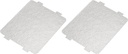 uxcell Microwave Oven Waveguide Cover Mica Plate Sheet Insulation Board Repairing Kit 4.6 x 3.9 Inch 2pcs
