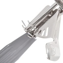 Carlisle FoodService Products 60300-8 Stainless Steel Portion Control Disher Scoop, 4 oz, Gray, Pack of 12