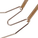 1Pc Gold 6/7/8/10/12/14/16 Inch Plate Dish Hanger Dismountable Wall Display Securing Clip W Type Dish Spring Holder Invisible Hook Home Decor(6 inch),Storage and Organization,Vertical Plate Holders