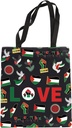 LEVLO Palestine Flag Free Palestine Shopping Bag Protest Peaceful Memorial Human Rights Tote Bag