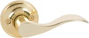 Bennett Dummy Door Lever Finish: Bright Brass