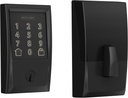 Schlage Encode Smart WiFi Deadbolt Lock for Front Door - Keyless Entry with App or Touchscreen - Works with Alexa, Hey Google, & Airbnb - Create Codes for Guests - Matte Black