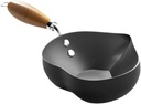 Mini Hot Oil Pan Iron Cookware Pancake Pot for Kitchen RV Travel Burnt Oil