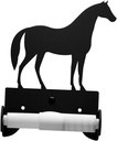 Village Wrought Iron Traditional Style Horse Toilet Tissue Holder