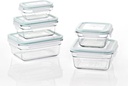 Glasslock Oven and Microwave Safe Glass Food Storage Containers 10 Piece Set