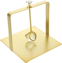 Unomor European Style Vintage Napkin Holder Tissue Dispenser for Kitchen and Dining Table Stable Desktop Organizer for Restaurant Home Cafe Bar Use Gold Finish