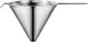 TEHAUX Manual Filter Tea Filter Wide Mouth Pouring Funnel for Drip Coffee Stainless Steel Fine Workmanship