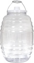 Vitrolero Aguas Frescas Tapadera Plastic Water Container with Lid, 5 Gallon, Clear [CONTAINER AND LID, COMPLETE SET] [1 UNIT]