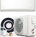 12000BTU Mini Split Air Conditioner& Heater, 17 SEER2 𝟏𝟏𝟓𝐕 Wall-Mounted AC Unit Cools Rooms up to 750 Sq. Ft, Energy Efficient Inverter AC with Heat Pump