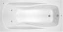 PROFLO PFWPLUSA7236 Lansford 72" x 36" Whirlpool Bathtub with 8 Hydro Jets and EasyCare Acrylic - Drop In or Alcove Installation - White