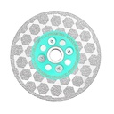 4-1/2 Inch Tile Saw Blade - Diamond Grinding Disc Cutting Disc Wheel for Cutting Grinding Marble Granite Concrete Porcelain Ceramic Tile,5/8-Inch-11 Arbor