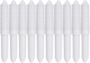Toilet Paper Holder, 10 Pieces Toilet Paper Holder Roller Spindle Replacement Rod Plastic Spring Loaded