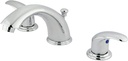 Kingston Brass KB6961LL Legacy 8-Inch to 16-Inch Widespread Lavatory Faucet with Pop Up, Polished Chrome