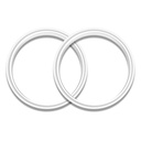 Hakka Sausage Stuffer Spare Plunger Gasket for Vertical and Horzontal 3-5-7 Liters Sausage Maker（Pack of 2）