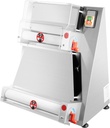 4-16" Commercial Pizza Dough Roller Sheeter, 110V 370W Automatic Electric Pizza Dough Press Pastry Press Making Machine Stainless Steel For Noodle, Pizza Bread And Pasta Maker Equipment