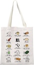 GJTIM Dim Sum Tote Bag Asian Chinese Dumplings Gift Hong Kong Food Meme Gift for Chinese Cuisine Lovers