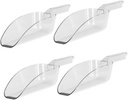 4pcs Plastic Measuring Cup Spatula Ice Chipper for Kitchen Scoops Popcorn Scooper