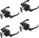 Dynasty Hardware VAI-82-12P Vail Lever Passage Set, Aged Oil Rubbed Bronze, Contractor Pack (4 Pack)