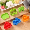 Rice Ball Mold Sandwich Cutter Non-Stick Sushi Making Kit Cartoon Transportation Plane Ship Car Train Rice Balls Sushi Bento Maker Mould Toast Bread Mould Bento Box Accessories DIY Kitchen & Picnic