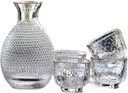 300ml Pot 60ml 4 Glasses Cup Sake Bar Set Heat-Resistant Hammer Vodka Spirits Wine Set Sake Bottle Shochu