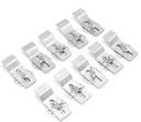 10 Pack Undermount Sink Clips, MOCOST Epoxy Sink Clip Kits, Undermount Kitchen Sink and Bathroom Sinks Brackets Heavy-duty