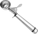 Fat Daddio's SCTP-24 Stainless Steel Cookie Portioning Scoop, No. 24, 2 2/3 tbsp