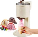 Ice Cream Maker Semi-Automatic 1000ml Soft Serve Ice Cream Cart Household Ice Cream Maker Dispenser for Dessert Yogurt Cone