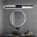 Modern Bathroom Light Fixtures Black Vanity Lights Bar 30 Inch 24W Bathroom Lights Over Mirror Wall Sconce Cool White 6000K
