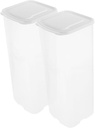 2pcs Bread Storage Container Reusable Bread Holder for Kitchen Countertop Loaf Dispenser Box Design for Fresh Organization