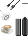 Pawfly Rechargeable Milk Frother Wand, Milk Frother Handheld with Stainless Steel Whisk, Portable Coffee Frother, Powerful Electric Drink Mixer Foam Maker for Cappuccino Latte Matcha Hot Chocolate