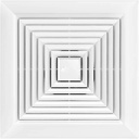 Inline Duct Fan Booster Fan Plastic Waterproof Ventilation Pipe Exhaust Ceiling Bathroom Fan(250 * 250mm)