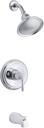 Kohler TS395-4-CP Devonshire Rite-Temp Bath and Shower Valve Trim with Lever Handle
