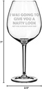 Wine Glass Goblet I Was Going To Give You A Nasty Look But You Already Have One Funny (20 oz Jumbo)