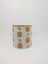 Blue Sky Clayworks Jamie Repeat Pumpkin Canister, 5-inch Height, Kitchen Accessories