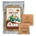 ADSorbco 6g x 50 Pack Bentonite Clay Desiccant Packs– Food Grade Moisture Absorbers for Pet Food, Tea, Dry Grains, Spices, Storage Bins – Silica Gel Packets Alternative, Desiccant Packs for Storage