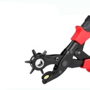 Belt Punch Pliers，Leather Hole Puncher Leather Punch Tool for Belts, Handbag Straps and More Precision Multi-Size Fabric/Leather Hole Puncher for Crafts/Easy DIY Belt Holes, etc.