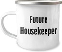 Funny Future Housekeeper Housekeeper Gifts from Family for Housekeeper Camping Mug, A Funny and Thoughtful Gift for Housekeeper Graduation
