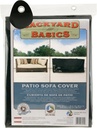 Backyard Basics Patio Sofa Cover, 85 x 40 x 35 Inch, Black, 7205
