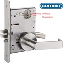 Commercial Mortise Lockset with Lever for Entry/Office Door F04