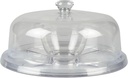 Acrylic Cake Dome 5 in 1 Multi-functional Cake Stand, Chip & Dip Server, Punch Bowl, Footed Serve Bowl - BPA-Free, Shatter-Resistant, Dishwasher Safe, Clear, 12.25-Inch Diameter