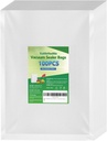 100PCS 8x12 Inch Vacuum Sealer Bags for Food, Pre-cut Vacuum Seal Bags, Food Contact Safe, Quart Size, Puncture-Resistant, Freezer Safe, Food Saver Bags