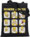 LEVLO Funny Homer Jay Tote Bag Homer Fans Gift Homer Moods Shoulder Bag Cartoon TV Show Family Merch