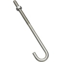 National Hardware N232-934 2195 J Bolts in Zinc, 5/16" x 7"
