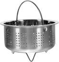 Stainless Steel Steamer Basket for Rice Cooker Food Steamer Insert with Even Heat Distribution for Cooking Eggs Seafood Vegetables and More
