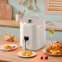 Air Fryer, Smart Compact 7.5L Oil-Free Electric Air Fryers, Timer and Temperature Control, 200°C Digital Airfryer with Flavor-Lock Tech, Dishwasher-Safe & Nonstick, Fit for 2-4 People